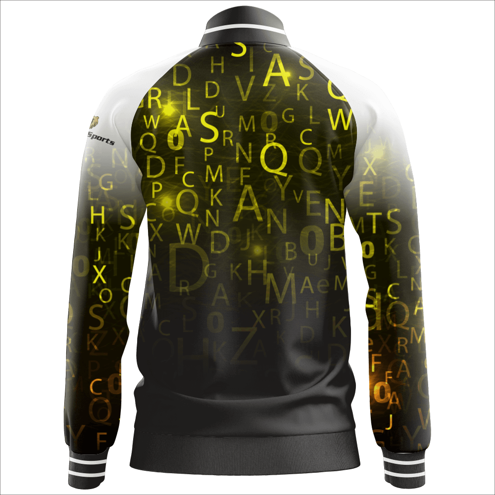 High Quality Sports Jacket Custom Logo Full Zipper Men's Jacket Sublimated varsity jacket