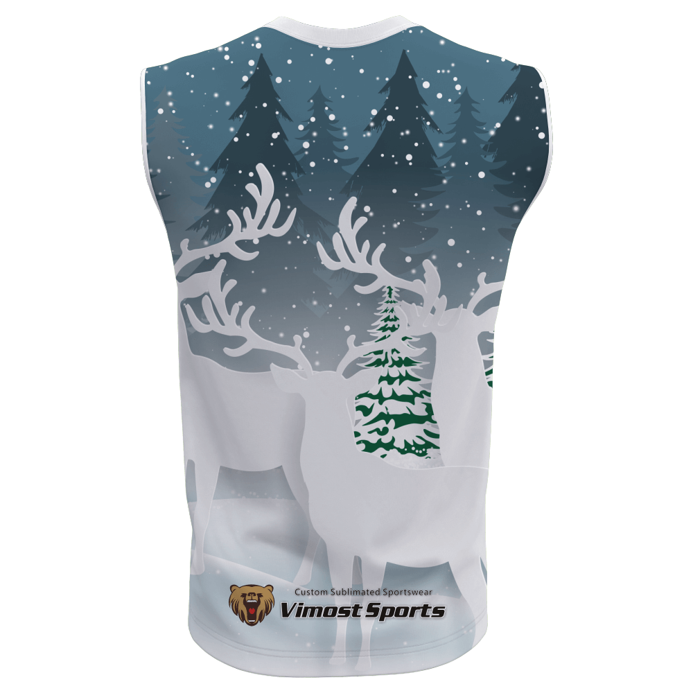 Breathable Sleeveless Dye-sublimated T-shirt with High Quality Coolmax Fabric