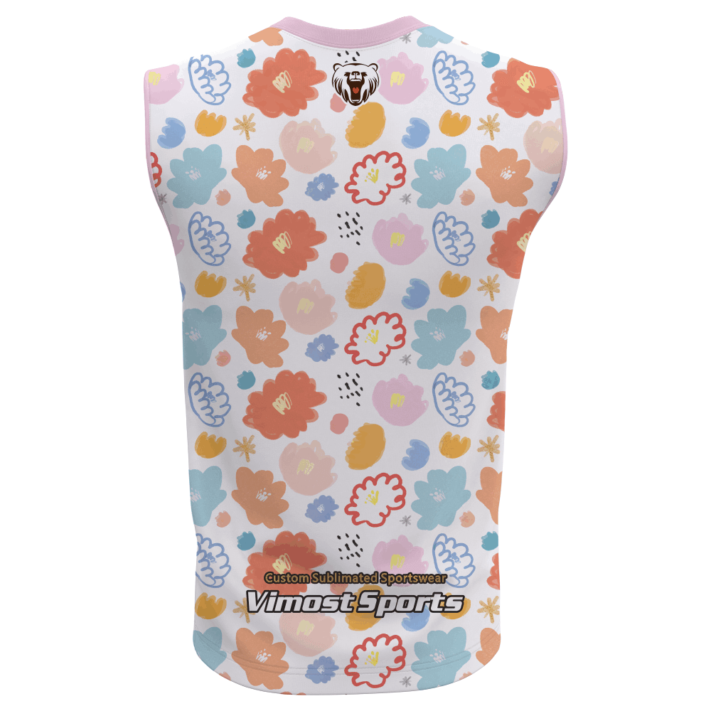 Women's 100% Polyester Sleeveless T-shirt with Good Quality 
