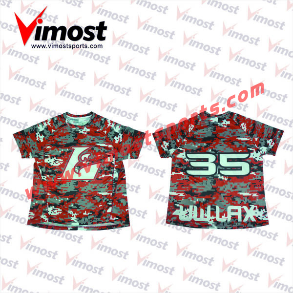 2023 Vimost Fashion Custom Sublimation Lacrosse Shooter Shirt