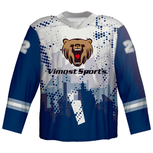 Make Youth/Adult Fashion New Style Sublimated Ice Hockey Shirts