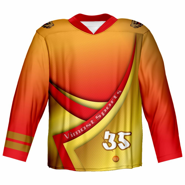 Custom Sublimated Colorful Ice Hockey Wear With Wholesale Price