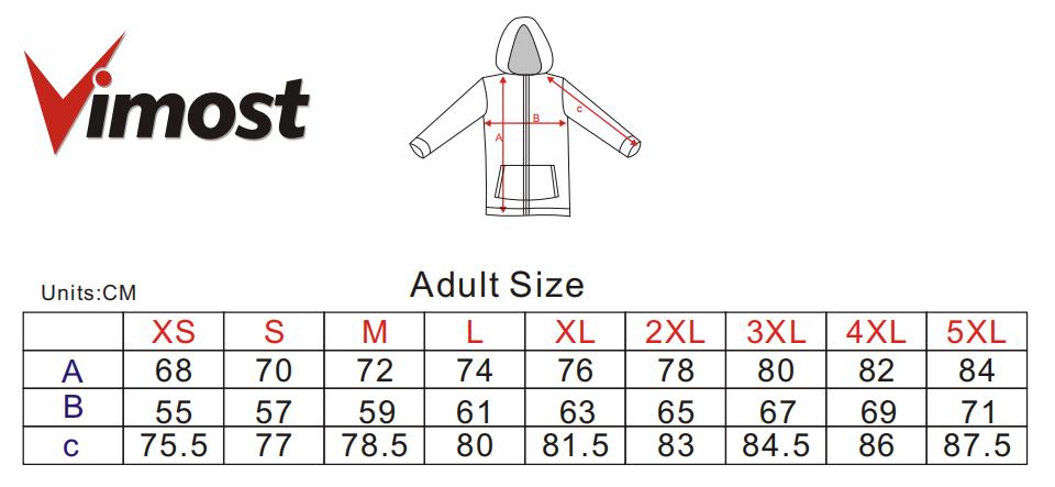hoodies size