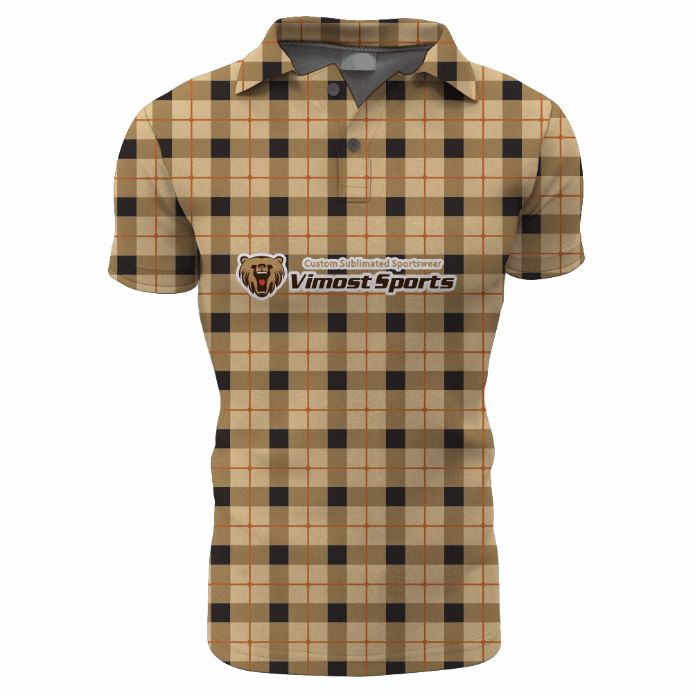 Women's Custom Sublimated Polo Shirts of 100% Polyester