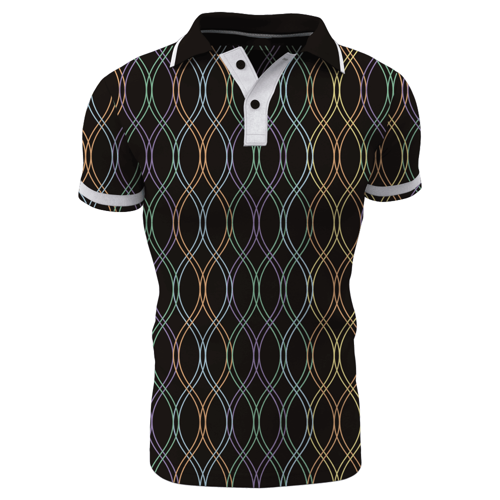 2022 Sublimated Two Button Neck Polo Shirts of Fashion Design
