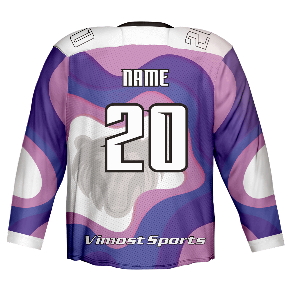  High-quality And Fully-custom Ice Hockey Jerseys with 100% Polyester