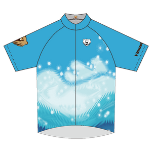Polyester Custom Cycling Jersey with Short Sleeves