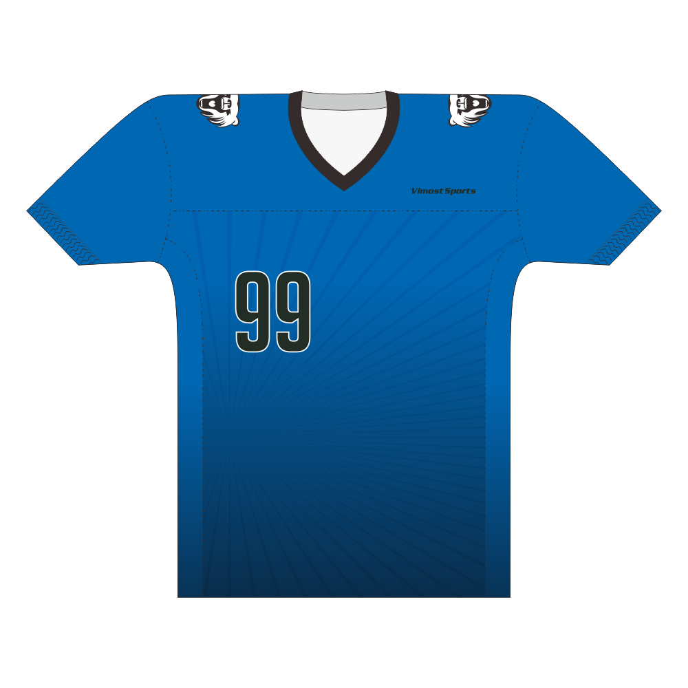 Mesh T Shirts American Football Jersey Sublimated Printed Your Team Name