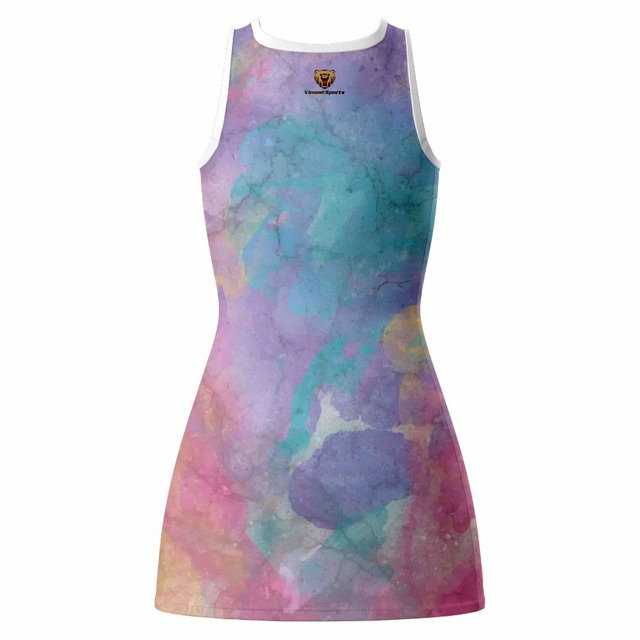 High Quality Custom Lycra Netball Dress with Fashionable Design