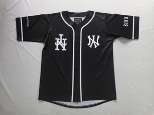 Men's 100%Poly Sublimation Round Neck Baseball Jersey