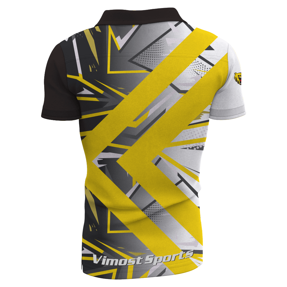 Custom Wholesale Breathable Cool Low MOQ Sport Casual Color Block Mens Printing Polo Shirt