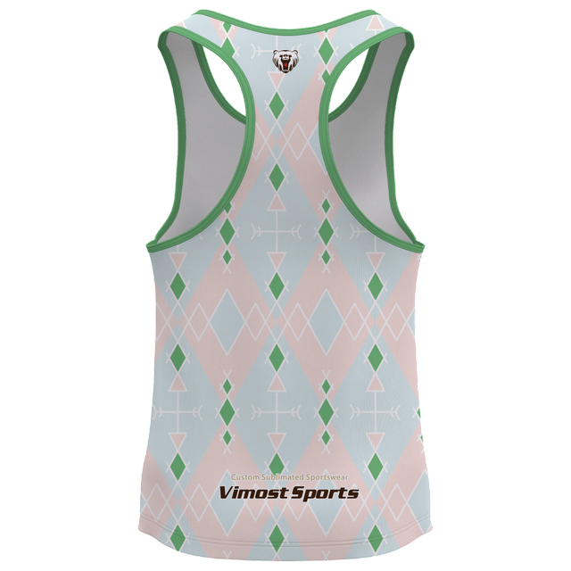 Full Sublimated Custom Singlets Made with 100% Polyester