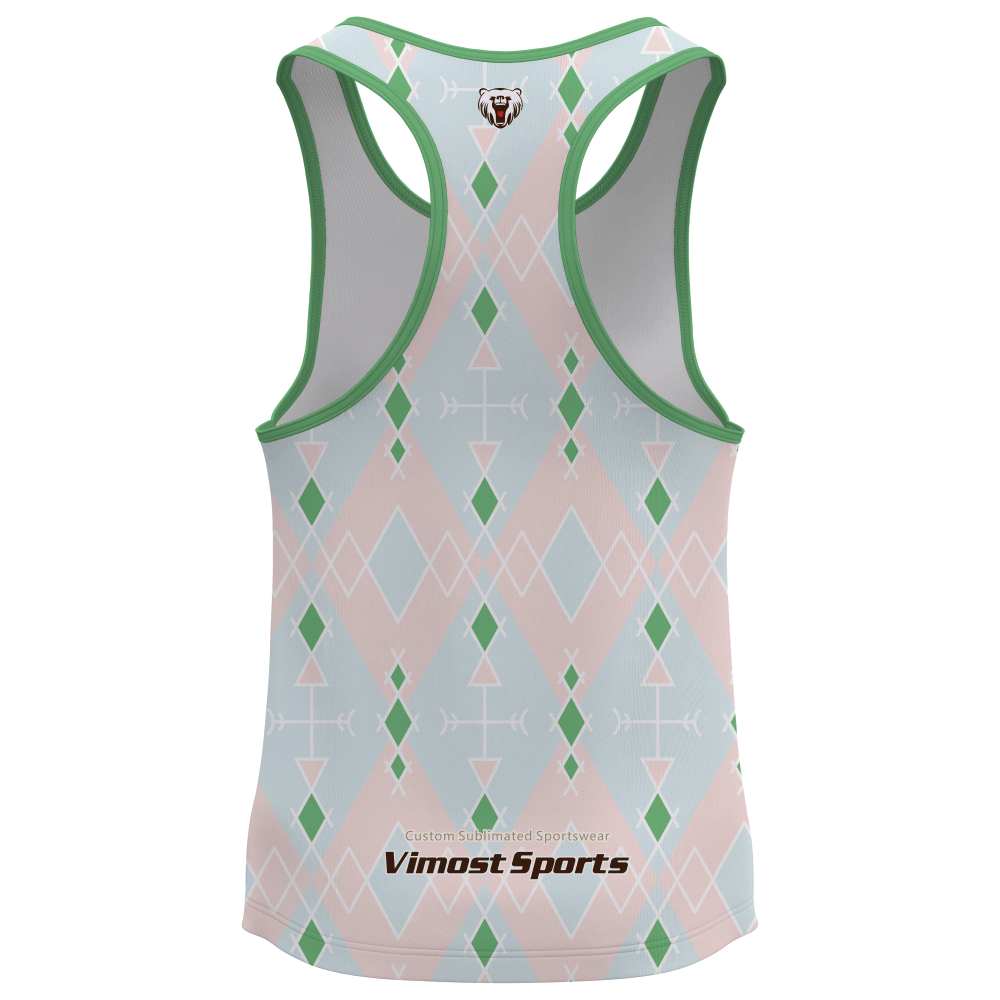 Full Sublimated Custom Singlets Made with 100% Polyester