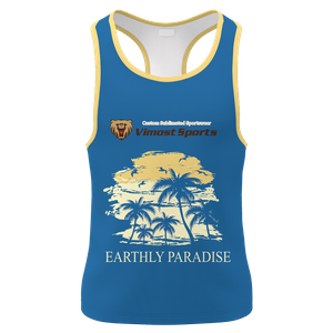 2023 Custom Breathable Singlet with Cooldry Polyester
