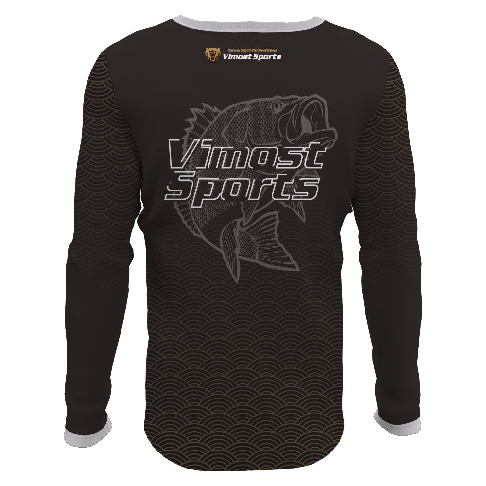 Men's Custom Sublimated Fishing Shirts with No Limit for Size And Color
