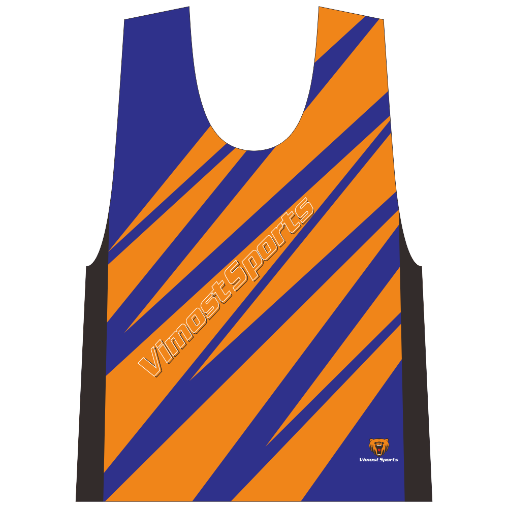 2023 Vimost Fashion Custom Sublimation Lacrosse Reversible Pinnies
