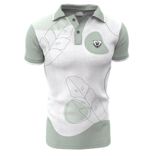 100% Polyester Sublimated Polo Shirts of Two-button Neck Design for Women