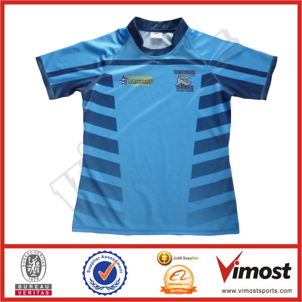 Custom Low Price Half Tight Rugby Shirts