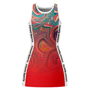 Wholesale Custom Design Team Sport Women Netball Uniforms Netball Dresses with Netball Bibs