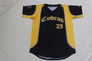  Premium Poly Sublimation V Neck Baseball Jersey