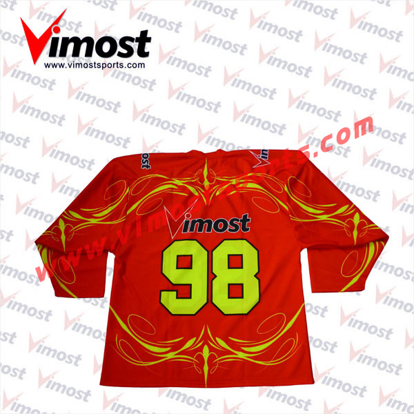 OEM Custom Logo Sublimated Ice Hockey Uniform Cheap Sport Team Ice Hockey Jersey
