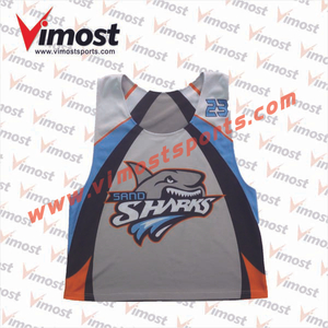 2023 Vimost Fashion Custom Sublimation Lacrosse Reversible Pinnies