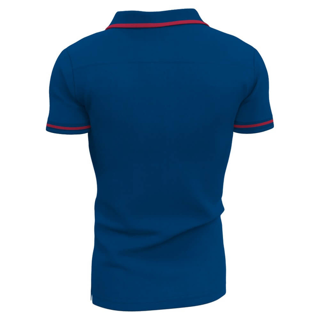 Navy Crew Polo Shirts by Full Sublimation Technology
