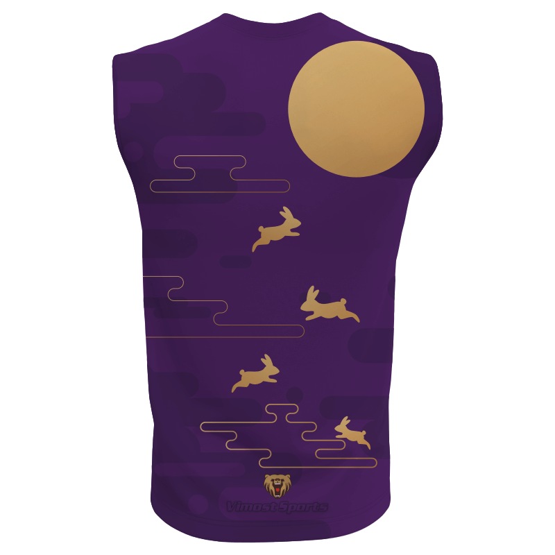 Fashionable Custom Sleeveless T-shirt with High Quality