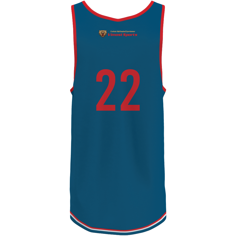 Vimost Apparel Adult Sublimation Ready sportswear Basketball Singlet
