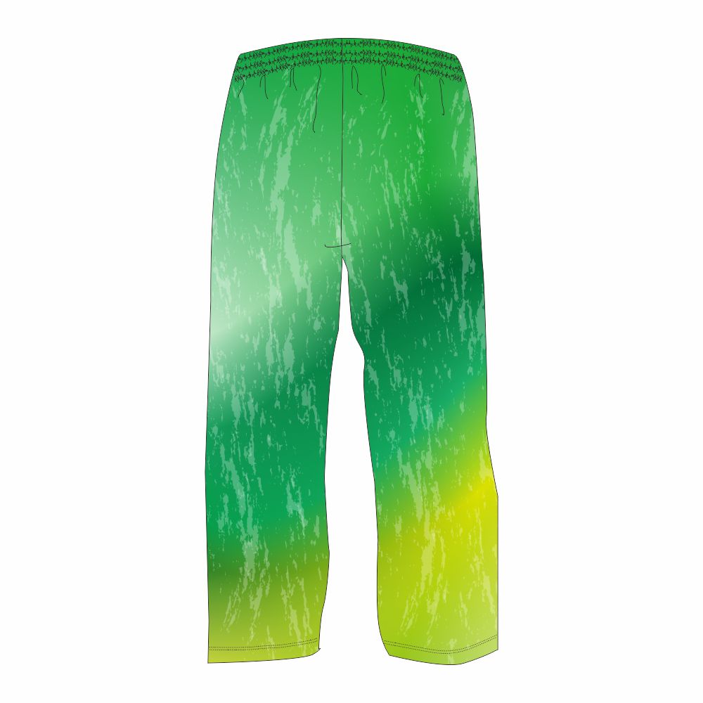 2025 Cyan and Green Design Sublimation Track Pants