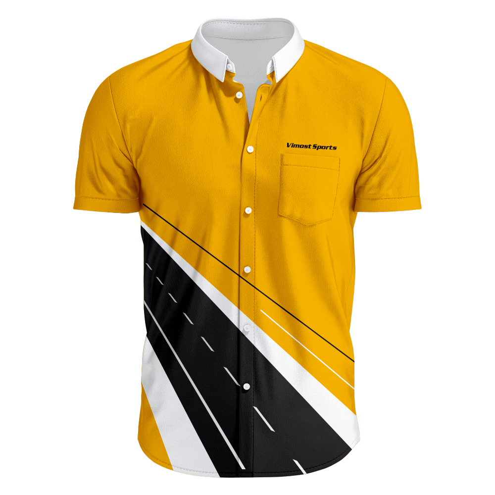Beautiful Designs and 100% Polyester Material Full Buttons Shirts