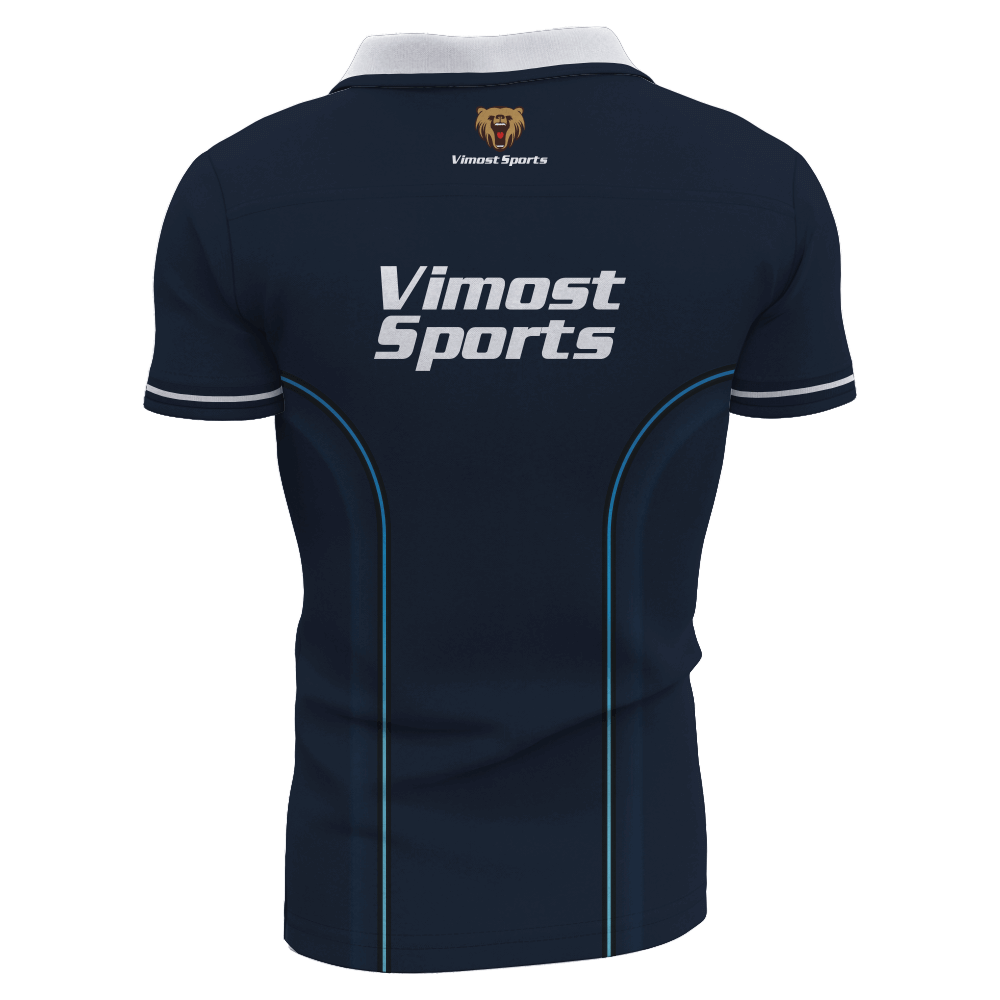 Customize 100% Polyester 1/4 Button Polos