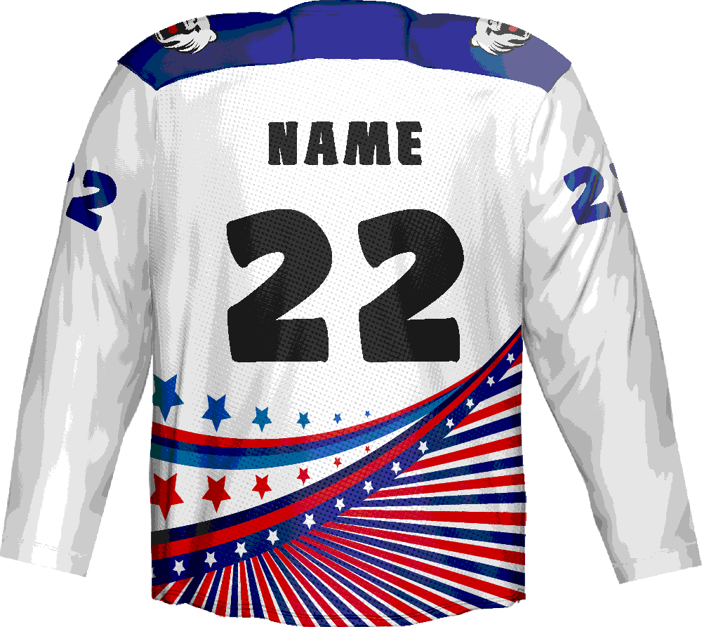 Sublimation Green Ice Hockey Jersey Custom Team Design 