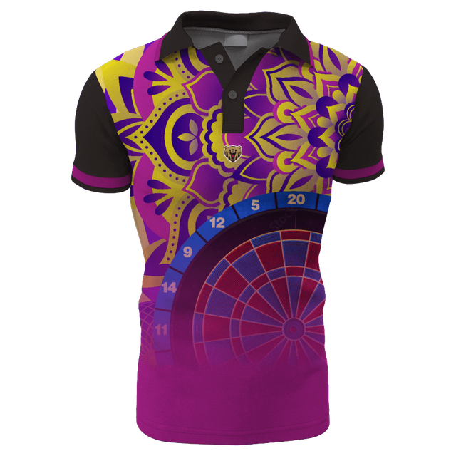 Good Quality Sublimated Custom Dart Shirt of 100% Polyester Design for Women