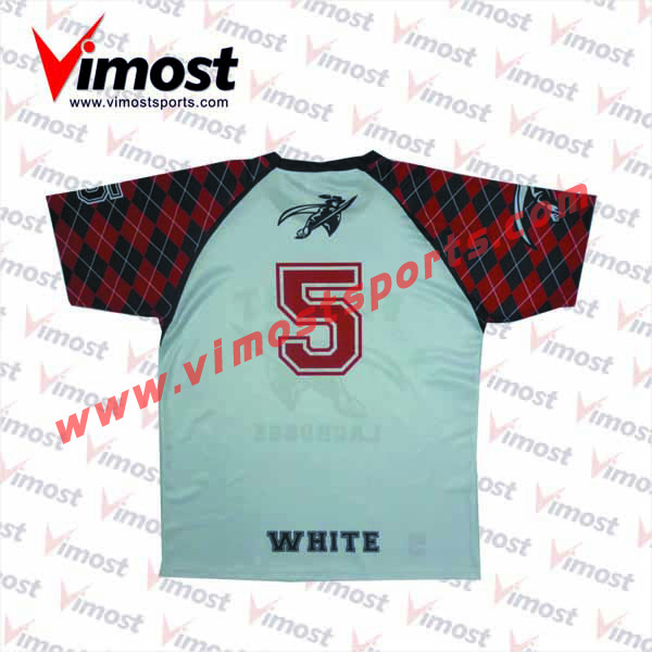 Custom Men's Raglan Short Sleeve Lacrosse Shooter Shirt