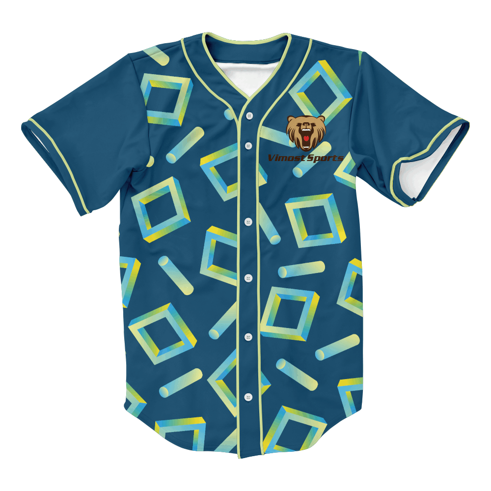 100% Personalized Men's Vimost Baseball Jersey With Special Style