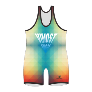 Custom made material wrestling singlet for boys