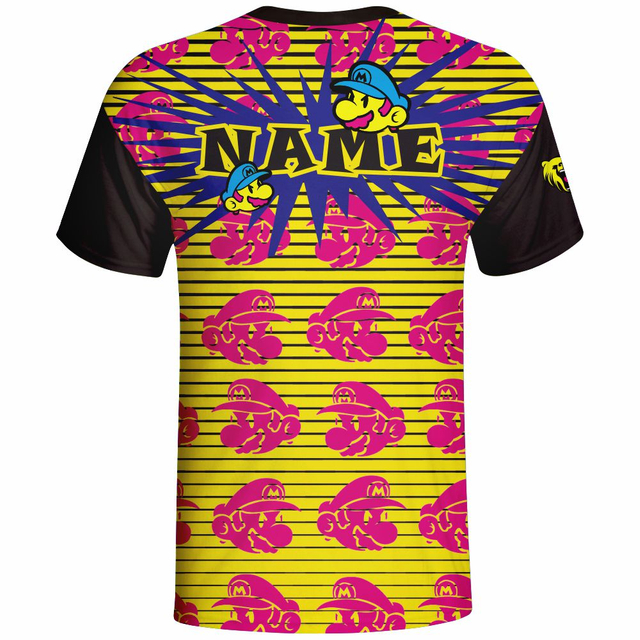 2025 Pink and Yellow Fashion T-Shirts Wearing 