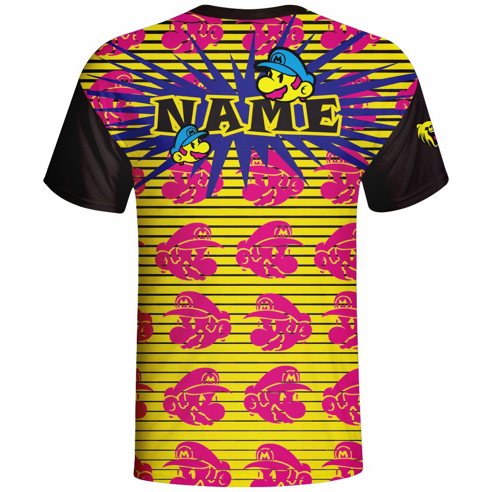 2025 Pink and Yellow Fashion T-Shirts Wearing 