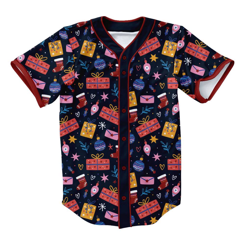 Custom Men's Baseball Jersey Sublimation Fashion Botton Down Baseball Jersey