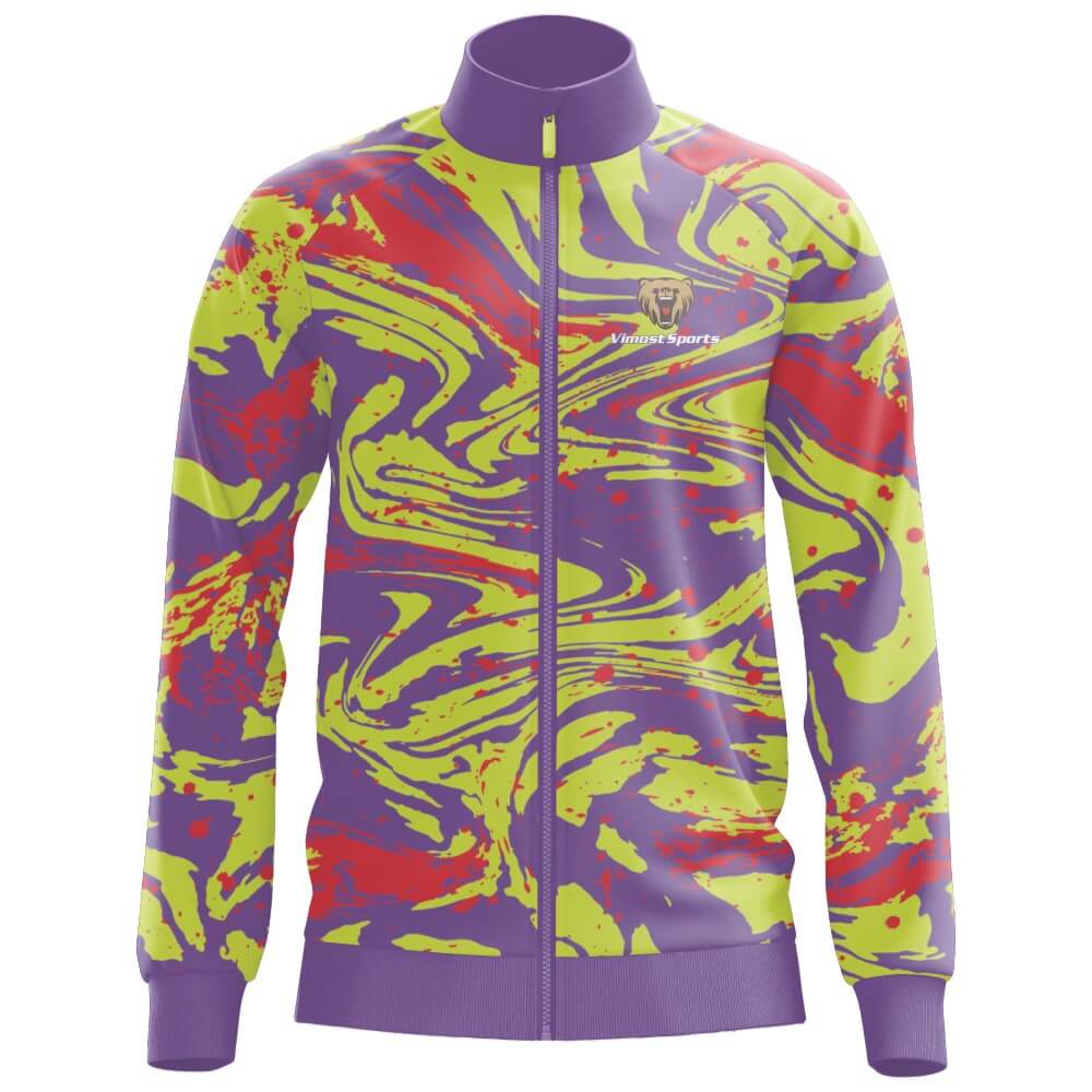 Customize 100% Polyester Zip up Jackets from Chinese Manufacturer