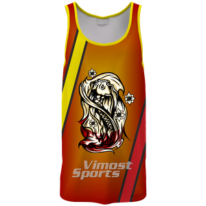 Sublimated Vimost Basketball Singlet Customized Leisure Wear