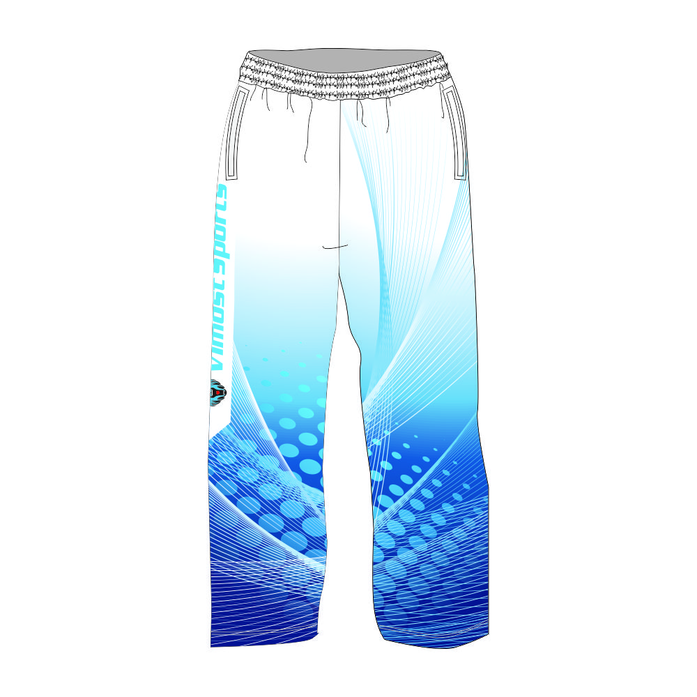Customize 100% Polyester Sports Pants with Side Pockets